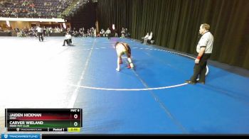 132 lbs Champ. Round 1 - Jaiden Hickman, Iowa vs Carver Wieland, Indee Mat Club
