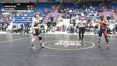 172 lbs Final - Melvin Miller, Bishop McCort vs Nick Singer, Faith Christian Acad.