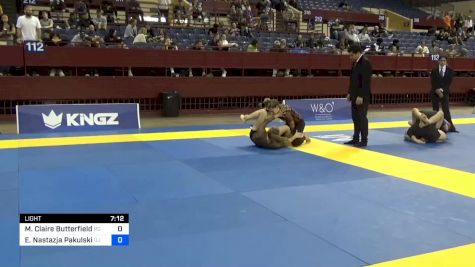 Mary Claire Butterfield vs Emilia Nastazja Pakulski 2024 Pan IBJJF Jiu-Jitsu No-Gi Championship