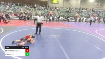 52 lbs Consi Of 8 #2 - Mason Whittenburg, Ceres Pups WC vs Amani Lynn, Orland WC