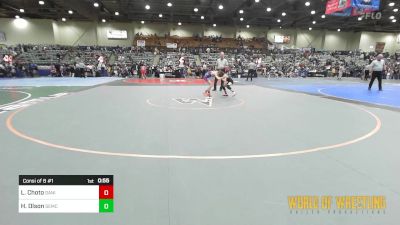 61 lbs Consi Of 8 #1 - Lorenzo Choto, Daniel Cormier Wrestling Academy vs Hanley Olson, Salem Elite Mat Club