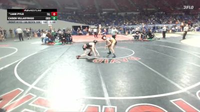4A Boys 106 lbs Quarterfinal - Liam Pyle, Tillamook Boys vs Casen Villastrigo, Crook County Boys