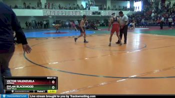 138 lbs Champ. Round 1 - Dylan Blackwood, West Hills vs Victor Valenzuela, Imperial