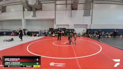 48 lbs Cons. Round 3 - Jake Gonzales, Vici Wrestling Club vs Crew Camacho, Texas Elite Wrestling Club