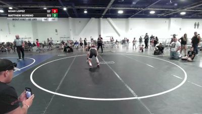 82 lbs 3rd Place - Noah Lopez, Top Rank Hammers vs Matthew Moreno, Reign WC