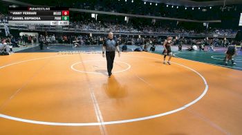 5A 132 lbs Champ. Round 1 - Daniel Espinosa, Mission Sharyland Pioneer vs Vinny Ferrari, Melissa