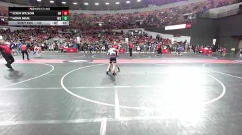 120 lbs Cons. Round 1 - Eden Wilson, Reedsville Wrestling vs Nova Neal, Wisconsin