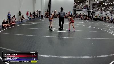 78 lbs Round 1 (8 Team) - Olivia LaSala, FIWC Sassy Lassies vs Austyn Holtry, PA West Yellow