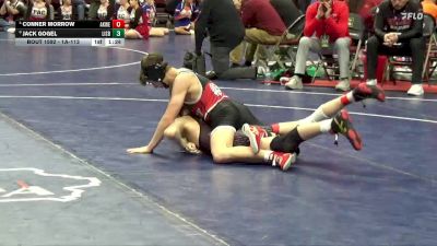 1A-113 lbs 3rd Place Match - Conner Morrow, Akron-Westfield vs Jack Gogel, Lisbon