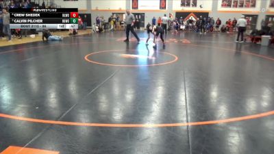 86 lbs Round 5 - Calvin Pilcher, Big Game Wrestling Club vs Crew Shedek, North Liberty Wrestling Club