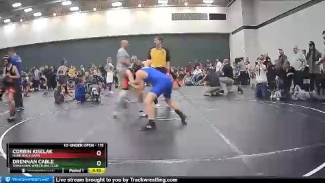 115 lbs Round 2 - Drennan Cable, Tomahawk Wrestling Club vs Corbin Kiselak, Hard Rock Rams