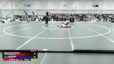 157 lbs 2nd Wrestleback (16 Team) - Braydon Bishop, South Carolina vs Ty Thrasher, Oklahoma Red