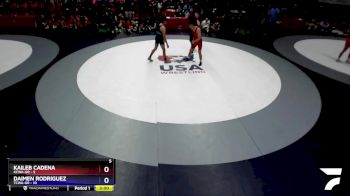 144 lbs Round 4 (16 Team) - Kaileb Cadena, KCWA-GR vs Daimen Rodriguez, TCWA-GR