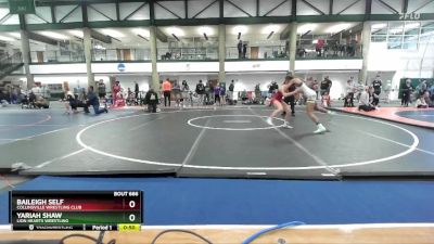 112-121 lbs Round 1 - Baileigh Self, Collinsville Wrestling Club vs Yariah Shaw, Lion Hearts Wrestling