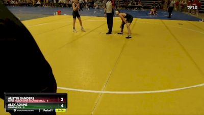 105 lbs Finals (8 Team) - Brayden Erickson, Minnewaska vs Alex Walser, Maple River/United South Central