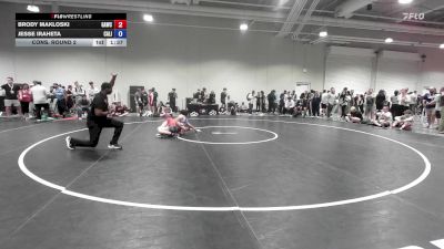 65 lbs Cons. Round 2 - Brody Makloski, GRIT Athletics Wrestling Club vs Jesse Iraheta, California