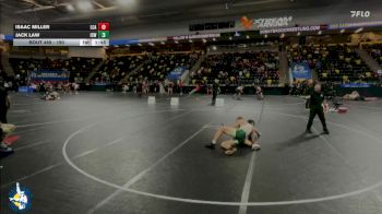 190 lbs Cons. Round 1 - Isaac Miller, La Crosse Aquinas vs Jack Law, Iowa City, West