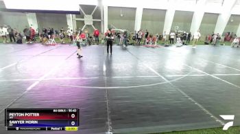 55-62 lbs Quarterfinal - Peyton Potter, WY vs Sawyer Morin, MT