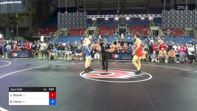 220 lbs Cons 8 #2 - Jarrett Stoner, Texas vs Brennan Carey, Missouri