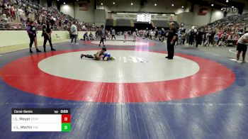 64 lbs Consolation - Lane Meyer, Georgia vs Levi Martin, The Storm Wrestling Center