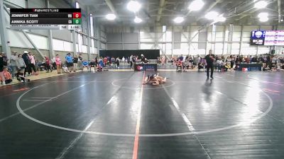 U17 Women - 53 lbs Champ. Round 2 - Jennifer Tian, WA vs Annika Scott, CA