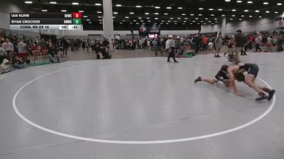 115 lbs Cons. Rd Of 16 - Ryan Crocker, Open Mats Wrestling Club vs Ian Kuhn, Belvidere Bandits Wrestling Club