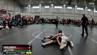 105 lbs Round 9 (10 Team) - Luke Stover, DWA vs Jaxon Aberegg, The Wrestling Mill