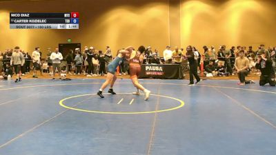 150 lbs Cons. Sub-quarters - Nico Diaz, M2 Training Center vs Carter Kozielec, The Shop 814