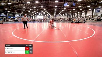 110 lbs Rr Rnd 1 - Rowan Bull, Warrior RTC vs Lucas Koehler, Grit Mat Club Blue