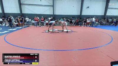 165 lbs Semifinal - Hunter Oswold, Reality Sports Wrestling Club vs Percie Hatfield, Punisher Wrestling Company