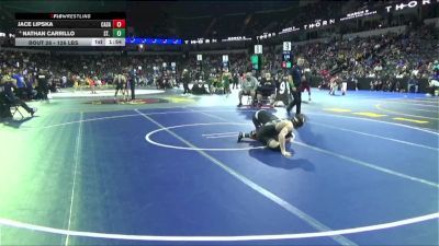 126 lbs Round Of 64 - Jace Lipska, Casa Roble (SJ) vs Nathan Carrillo, St. John Bosco (SS)