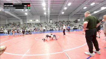 90 lbs Rr Rnd 1 - Dylan Laird, TNWC Blue vs Jack Smagalla, Iron Horse