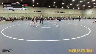80 lbs Rr Rnd 2 - Mia Brigge, Mojo K-6 vs Jaxi Downing, Sisters On The Mat