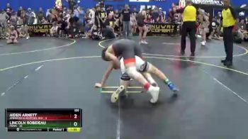 101 lbs Semis & 1st Wrestleback (8 Team) - Lincoln Robideau, POWA vs Aiden Arnett, American Gladiators-Red