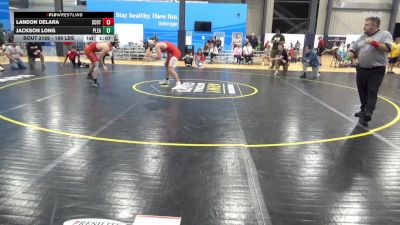 189 lbs Final - Landon Delara, Scottdale vs Jackson Long, Pleasant Gap