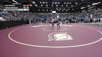 120 lbs 5th Place Match - Ashley McMullin, Newton Hs vs Laila Rattler, Kansas City - Sumner Academy HS