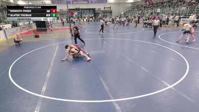 16U Boys - 120 lbs Quarters - Slater Thomas, Moyer Elite Wrestling vs Ernesto Perez, Cyclones Wrestling & Fitness