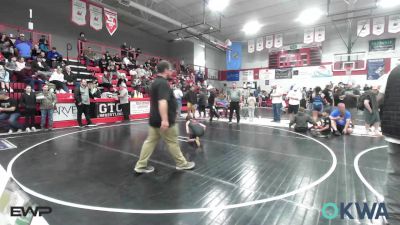 75-80 lbs Rr Rnd 1 - Aliyah Golden, Wyandotte Youth Wrestling vs Lillian Cooper, Jay Wrestling Club