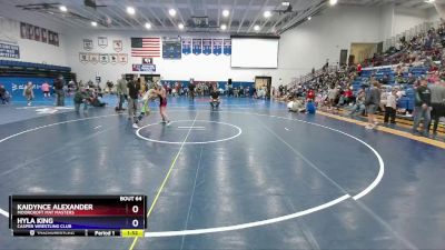 93-97 lbs Round 1 - Kaidynce Alexander, Moorcroft Mat Masters vs Hyla King, Casper Wrestling Club