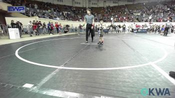 37 lbs Round Of 16 - Rowdy Tyler, Berryhill Wrestling Club vs Legend Morgan, Pawnee Black Bear Wrestling