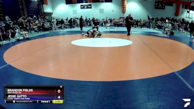 138 lbs Cons. Round 2 - Brandon Fields, New River WC vs Jesse Gatto, Clinic Wrestling FXBG