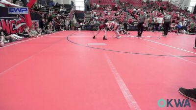 95 lbs Semifinal - Collin Randall, Keystone Kids 11U vs Logan Whited, Perry Wrestling Academy