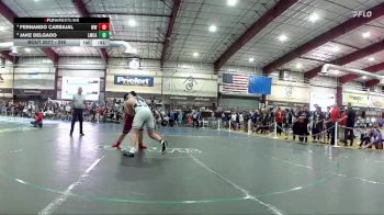 285 lbs Cons. Round 1 - Jake Delgado, Lake Mead Christian Academy vs Fernando Carbajal, West Wendover