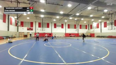 130 lbs Cons. Round 6 - Kyra Moore, Middleton vs Madeleine Hatchett, Glenns Ferry