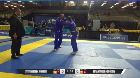 Bryan Taylor Hodges IV vs Steven Lesley Johnson 2025 Pan Jiu Jitsu IBJJF Championship