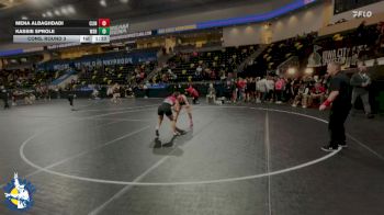 130 lbs Cons. Round 3 - Mena Albaghdadi, Clinton vs Kassie Sprole, Waverly-Shell Rock