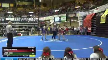 182 lbs Cons. Round 3 - Conner Dinkel, Hill City vs Jace High, Douglass