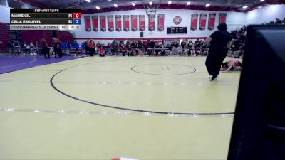 103 lbs Quarterfinals (8 Team) - Celia Esquivel, Bakersfield College vs Marie Gil, Palomar College