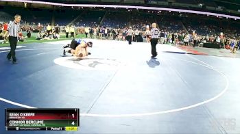 D1-215 lbs Semifinal - Connor Bercume, Detroit Catholic Central HS vs Sean O`Keefe, Brighton HS