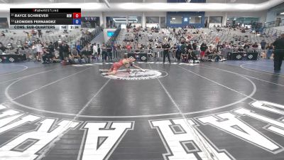 138 lbs Cons. Sub-quarters - Rayce Schriever, Betterman Elite Wrestling vs Leonides Fernandez